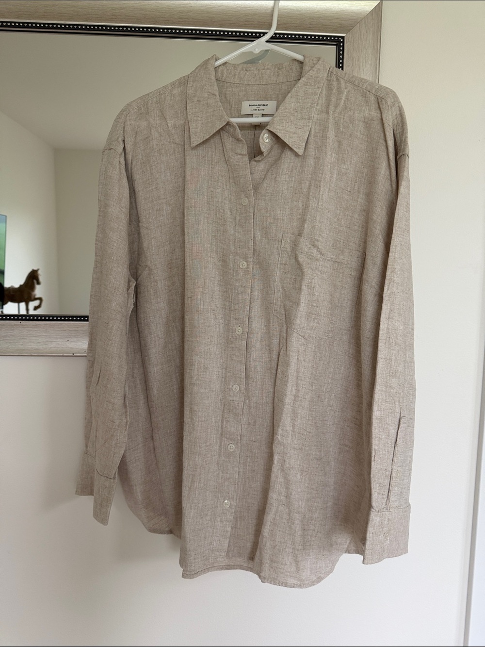 Banana Republic Linen Button Down Shirt